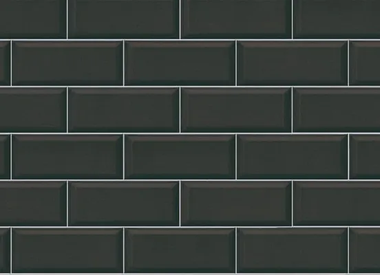 Backsplash option: 292 Décor metro black