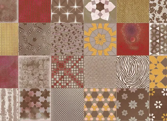 Backsplash option: 525 Décor patchwork