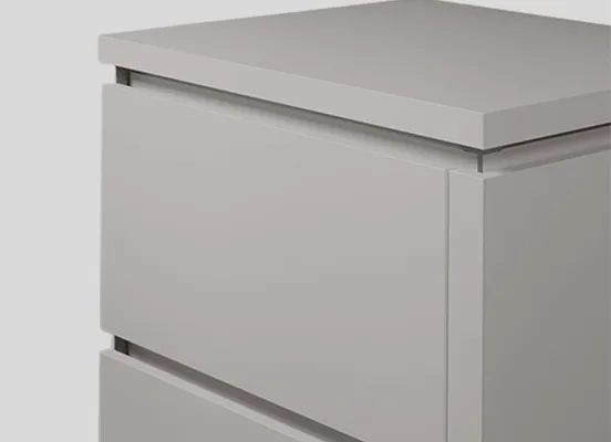 Handle option: 009 Recessed handle (line n), stone gray