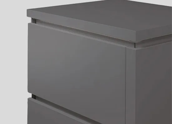 Handle option: 011 Recessed handle (line n), slate gray