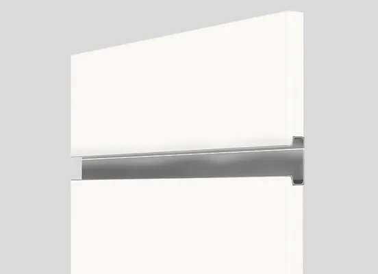 Handle option: 430 Bar handle, stainless steel finish, matte