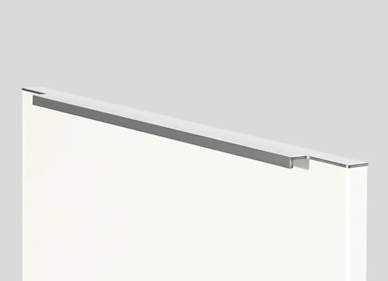 Handle option: 760 Bar handle, stainless steel finish, matte