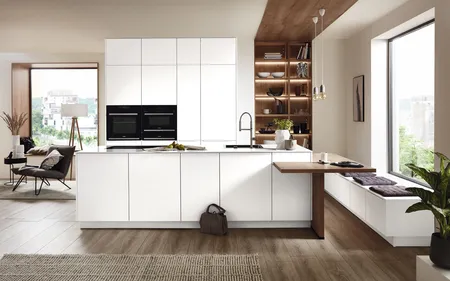 Nobilia North America Easytouch Alpine White Ultra Matt