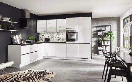 Nobilia North America Flash Alpine White Gloss Nobilia North America Flash Alpine White Gloss