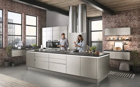 Nobilia North America Inox Lacquer, Brushed Steel