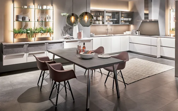 Nobilia North America Flash Satin Grey High Gloss 1