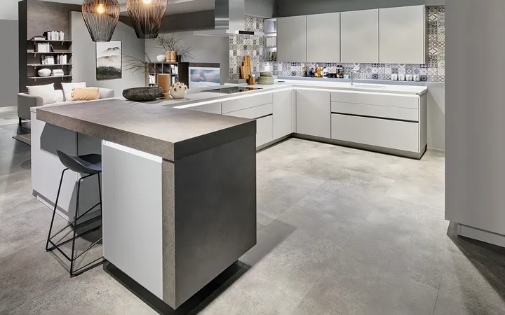 Nobilia North America Touch Lacquered, Stone Grey 4