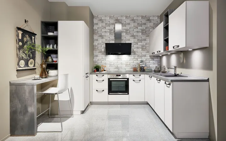 Nobilia North America Laser Satin Grey 1