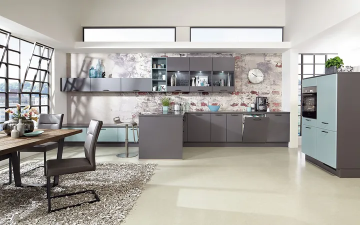 Nobilia North America Touch Lacquered, Slate Grey 0