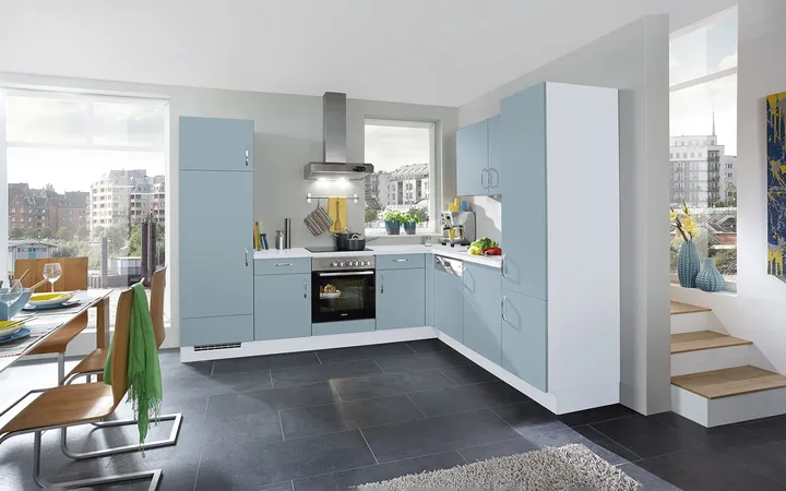 Nobilia North America Touch Lacquered, Aqua 2