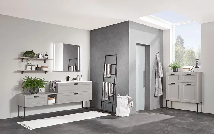 Nobilia North America Cascada Lacquer, Stone Grey 1