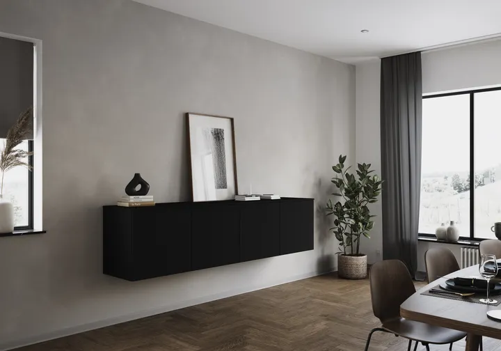 Nobilia North America Lowboard DINSET240-2-BL 5