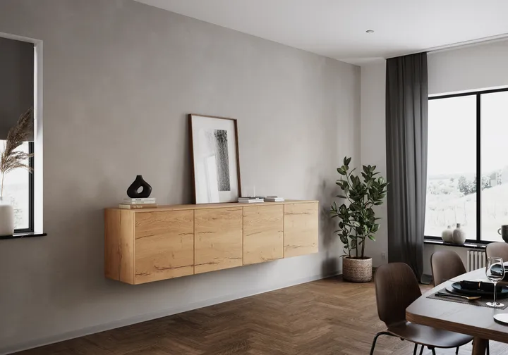 Nobilia North America Lowboard DINSET240-2-BL 6