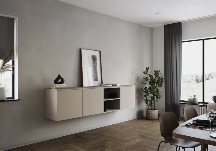 Nobilia North America Lowboard DINSET240-3-BL 3