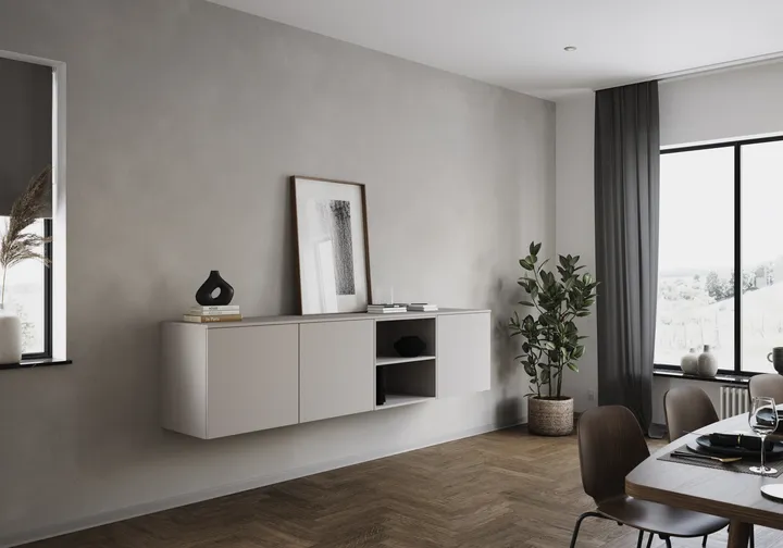 Nobilia North America Lowboard DINSET240-3-BL 4