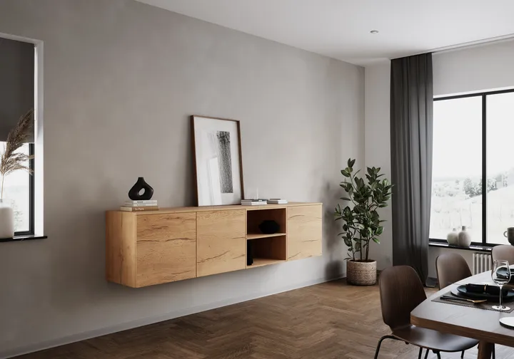 Nobilia North America Lowboard DINSET240-3-BL 6