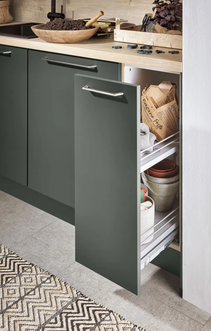 Nobilia North America Easy Touch Mineral Green Ultra Matt 4