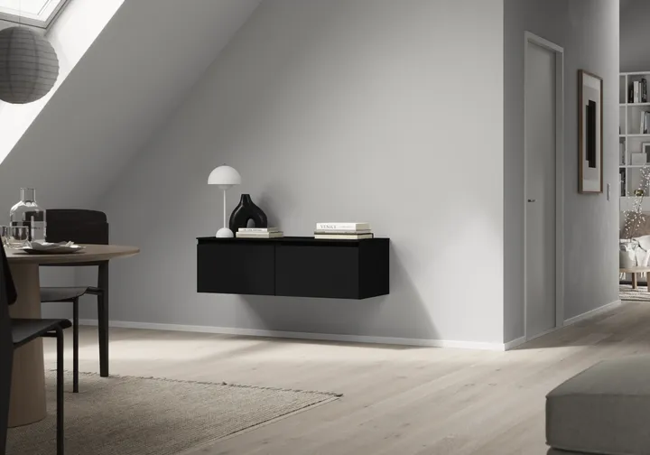 Nobilia North America Lowboard LIVSET120-2-BL 5