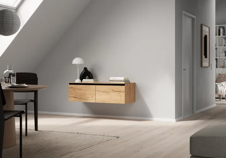 Nobilia North America Lowboard LIVSET120-2-BL 6