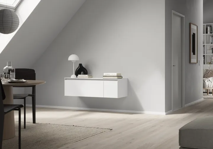 Nobilia North America Lowboard LIVSET120-3-BL 1