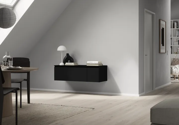 Nobilia North America Lowboard LIVSET120-3-BL 5