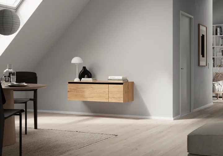 Nobilia North America Lowboard LIVSET120-3-BL 6