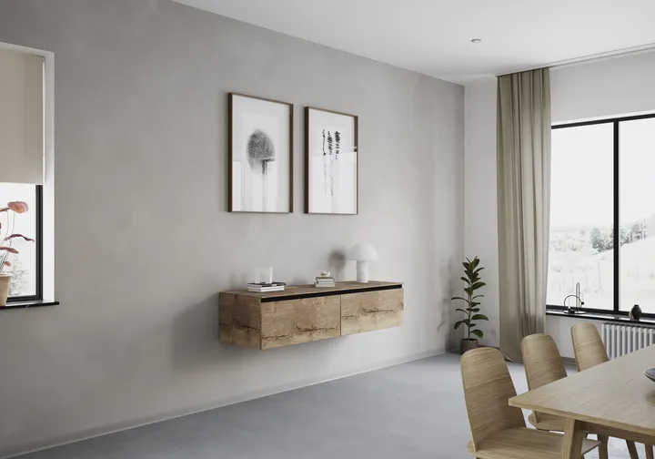 Nobilia North America Lowboard LIVSET160-1-BL 7