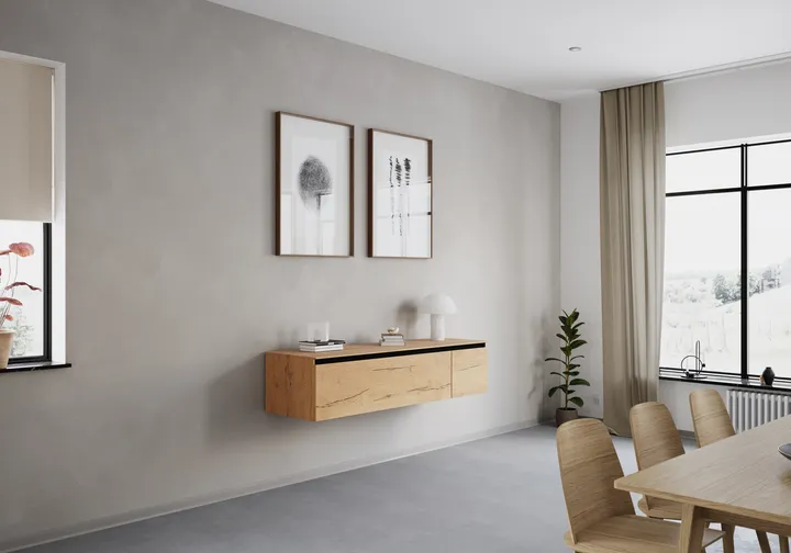 Nobilia North America Lowboard LIVSET160-2-BL 6