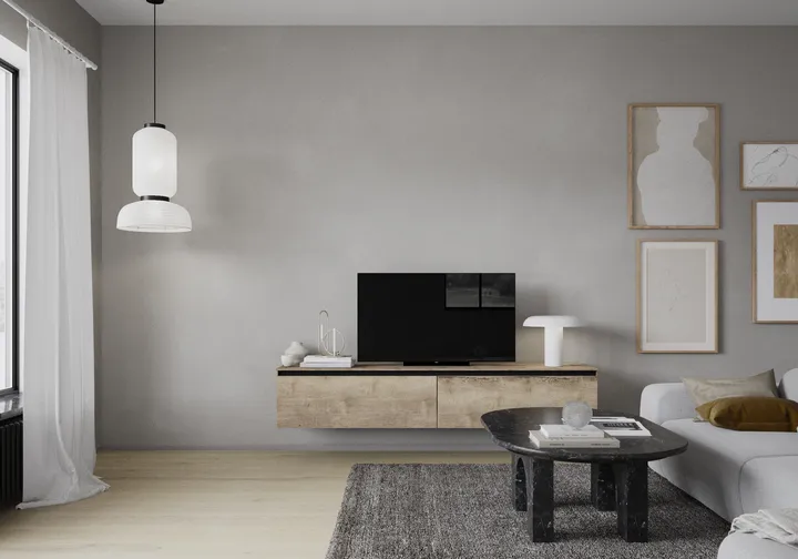 Nobilia North America Lowboard LIVSET200-1-BL 7