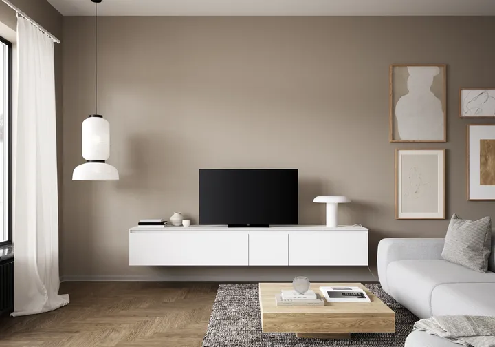 Nobilia North America Lowboard LIVSET240-2-BL 1