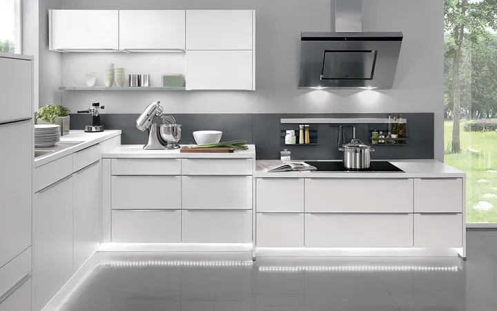 Nobilia North America Touch Lacquered, Alpine White 3