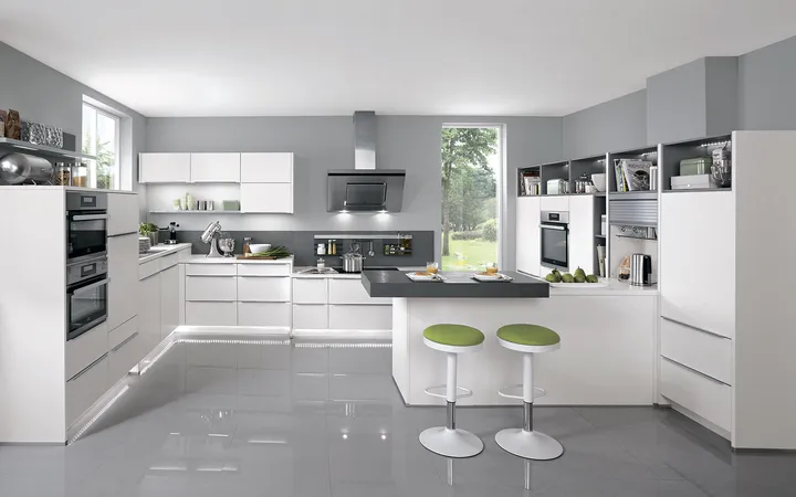 Nobilia North America Touch Lacquered, Alpine White 0