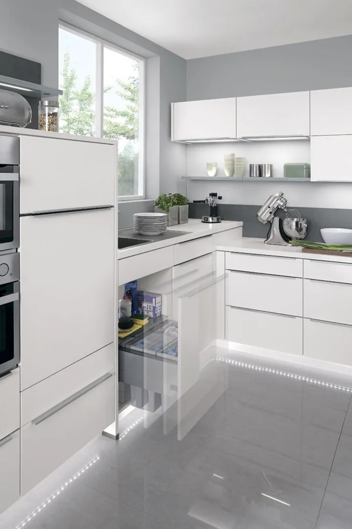 Nobilia North America Touch Lacquered, Alpine White 4