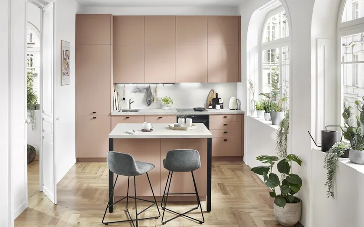 Nobilia North America Senso, Premium Honed Coral 0