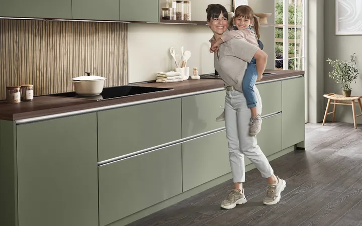 Nobilia North America Senso, Premium Honed Olive 2