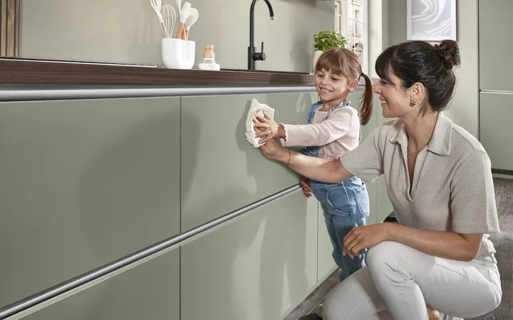 Nobilia North America Senso, Premium Honed Olive 4