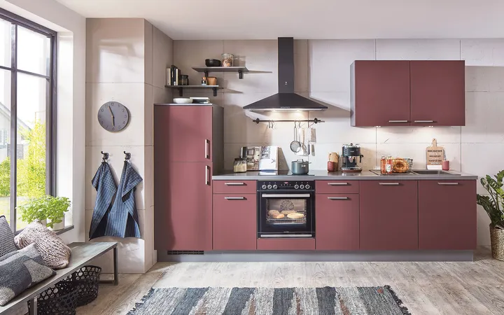 Nobilia North America Easytouch Rust Red Ultra Matt 4