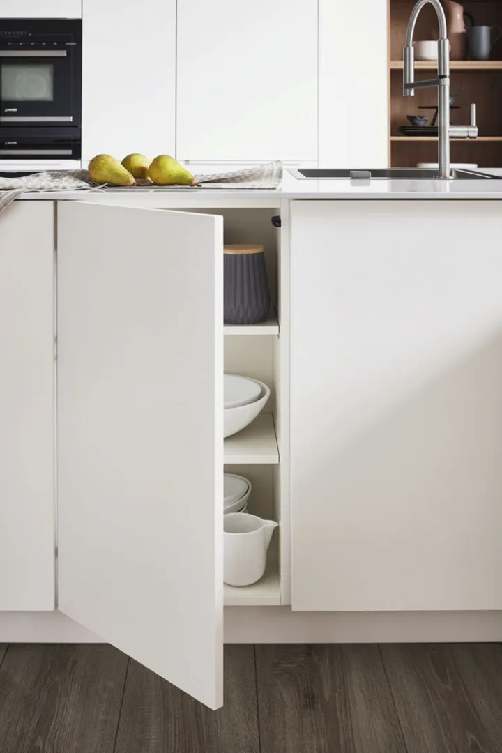 Nobilia North America Easytouch Alpine White Ultra Matt 2