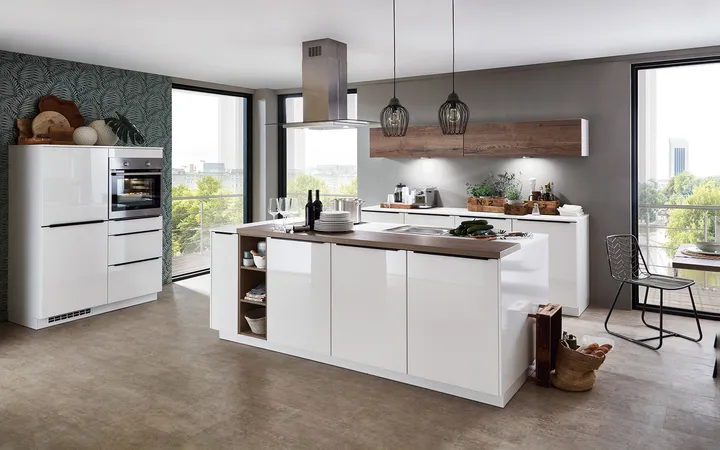 Nobilia North America Flash Alpine White Gloss 1