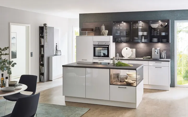 Nobilia North America Flash Alpine White Gloss 2