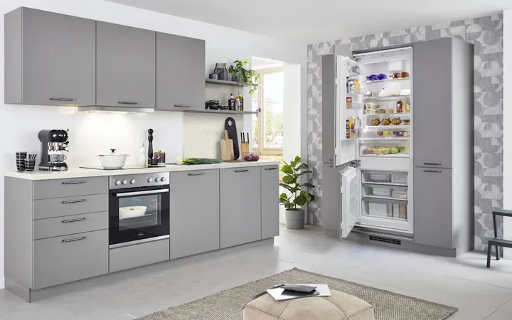 Nobilia North America Laser taupe grey 1
