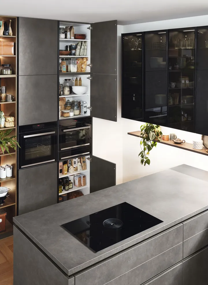 Nobilia North America Riva Concrete Terra Grey Repro 2