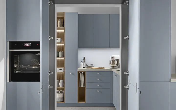 Nobilia North America Senso, Premium Honed Sky 1