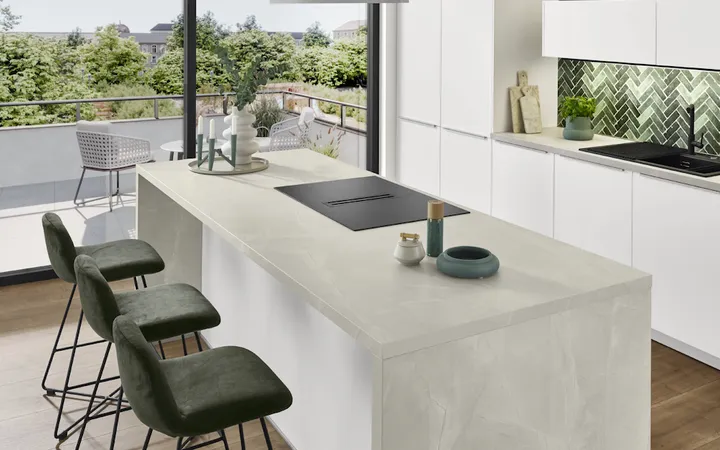 Nobilia North America Softline Lacquered, Alpine White 2