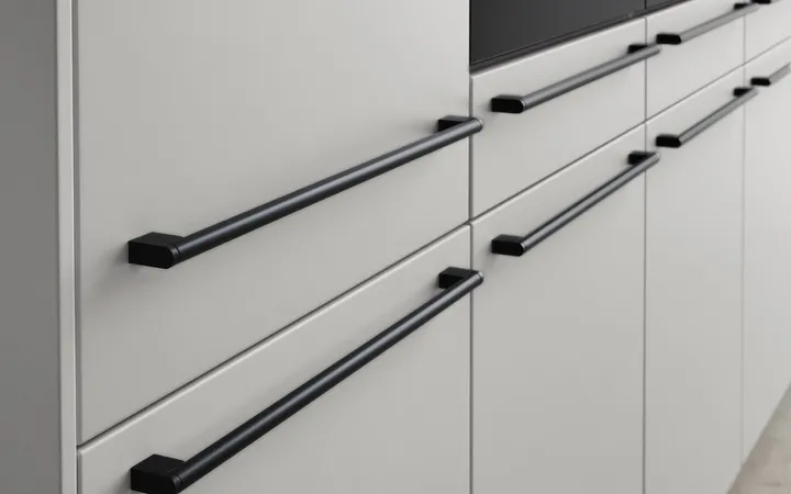 Nobilia North America Softline Lacquered, Honed Satin Grey 3
