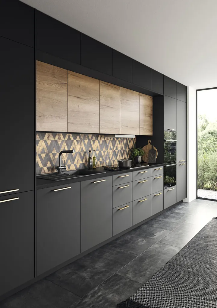 Nobilia North America Touch Lacquered, Black 3