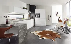 Nobilia North America Inline Lacquer, Honed Alpine White 0