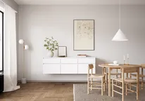 Nobilia North America Lowboard DINSET180-1-BL 1