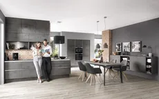 Nobilia North America Riva Concrete Slate Grey Repro 0