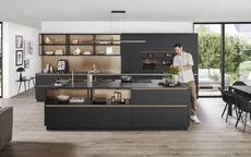 Nobilia North America Senso, Premium Honed Black 3